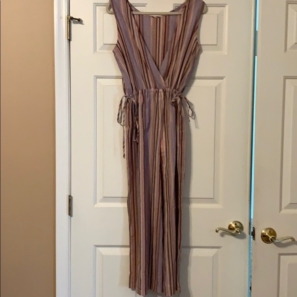 Cotton/Linen/Blend Jumpsuit - Picture 1 of 9
